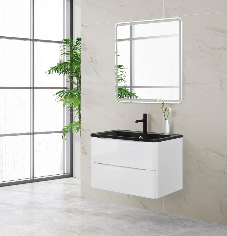 Раковина из литьевого мрамора BelBagno BB800/455-LV-MR-ALR