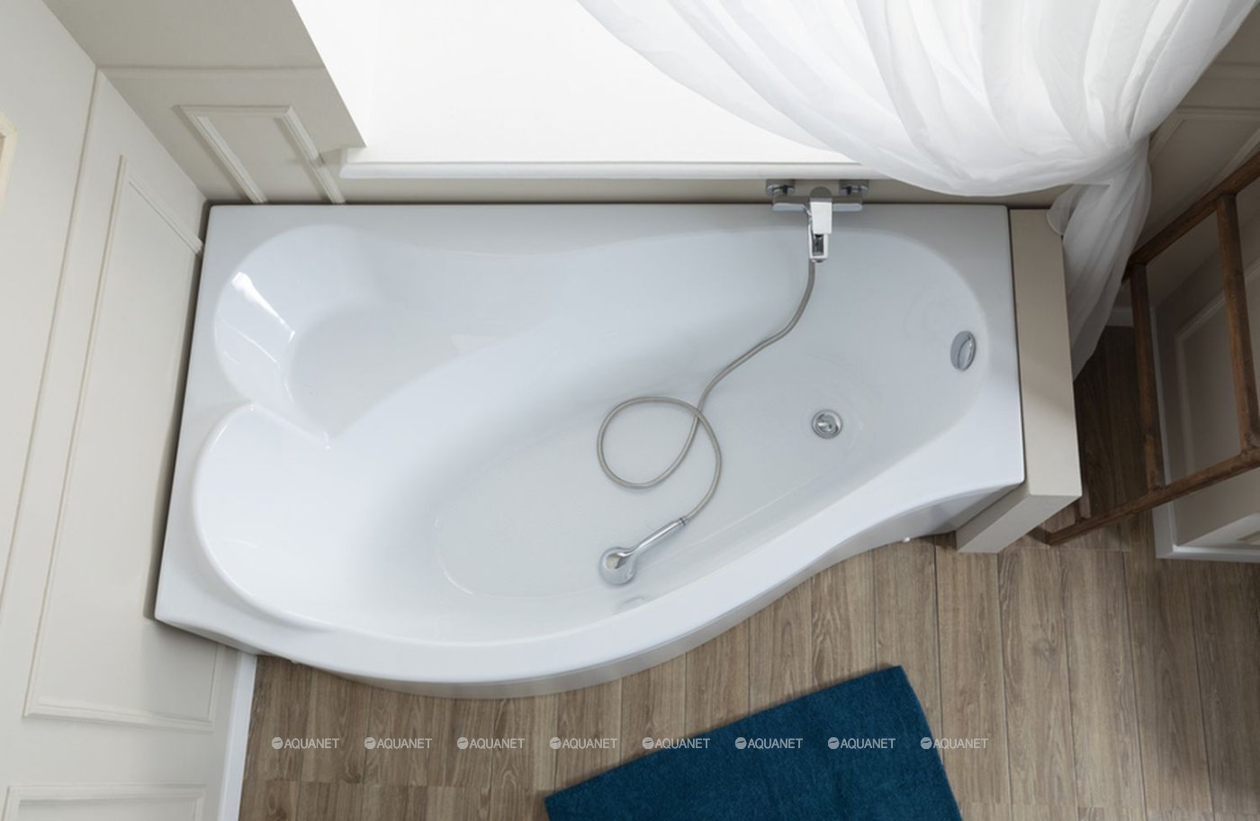 Акриловая ванна Aquanet Palma 170x90/60 L