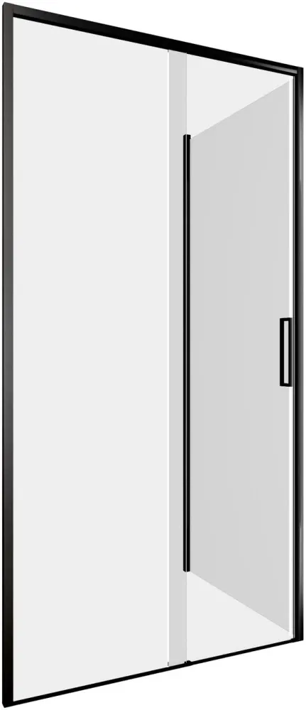 Душевой уголок Aquanet Pleasure Evo 100x80 AE65-100x80-BT профиль черный, прозрачное стекло