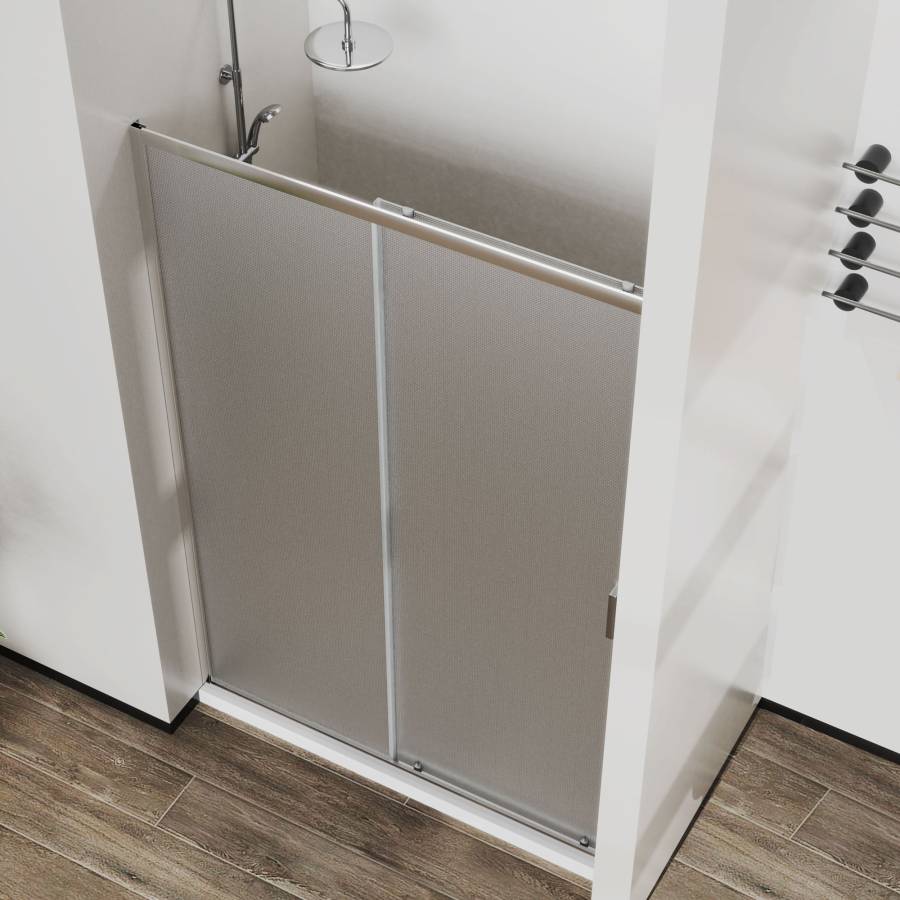 Душевая дверь City VDS-5CT130MT, 1300, хром, стекло текстурное