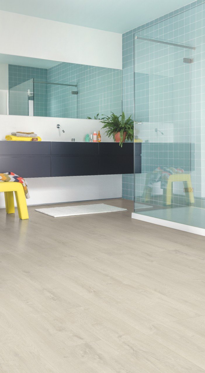 Виниловый ламинат Quick Step LIVYN Balance Glue Plus BAGP 40157 Дуб Бархатный Светлый