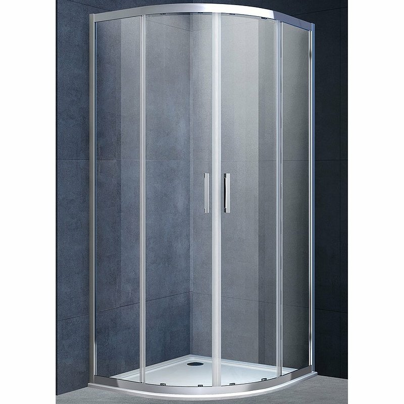 Душевой уголок Alpha VSQ-3AL900CL, 900*900, хром, стекло прозрачное
