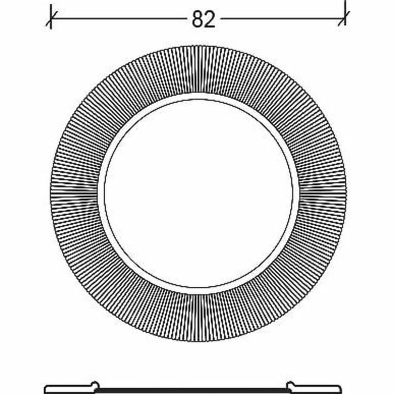 Зеркало SHINE золото глянец с подстветкой d82 528-G light Boheme