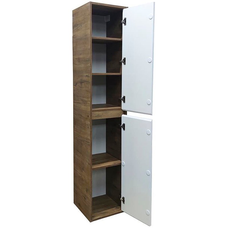 Шкаф-пенал подвесной Monaco Wood правосторонний (ШхГхВ) 350х350х1748