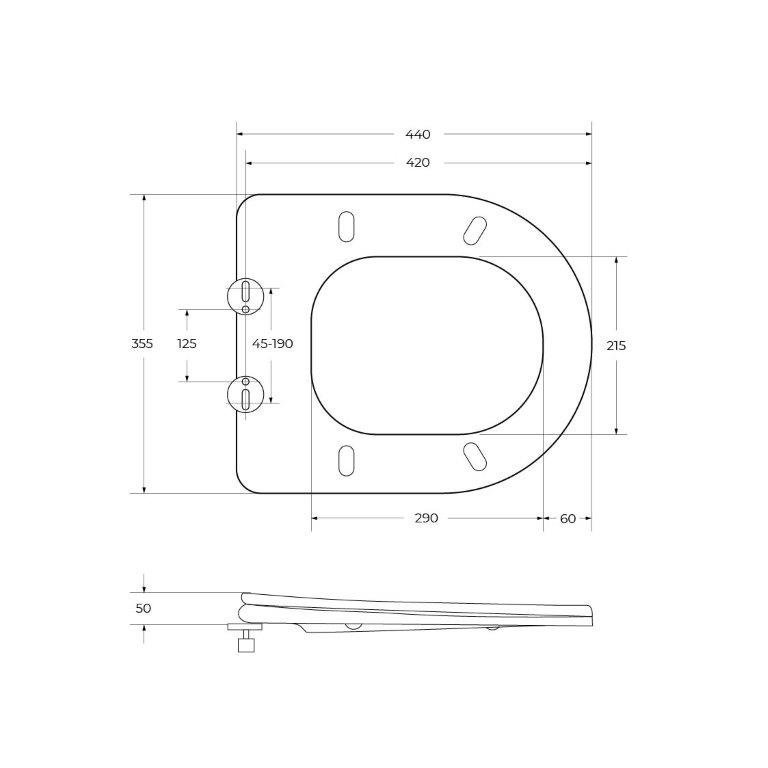 Чаша напольного унитаза BelBagno STEAM BB130CPR