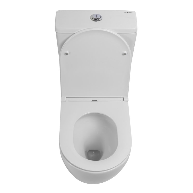 SFERA-TOR Чаша унитаза безободкового, P-trap, смыв TORNADO BB2141CP-TOR