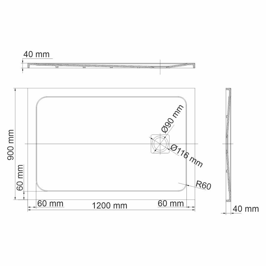 Neime 19T07 Душевой поддон Wasserkraft