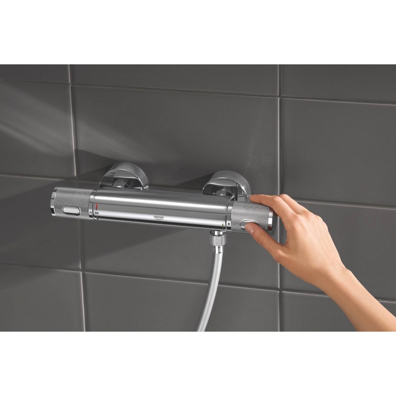 Термостат для душа с подключением шланга Grohe Grohtherm 1000 Performance хром (34776000)