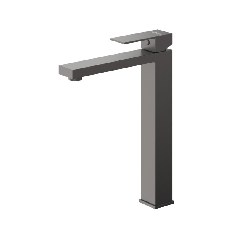 SLIDER-LC-IN-W0 Смеситель для накладной раковины однорычажный, без донного клапана, сатин