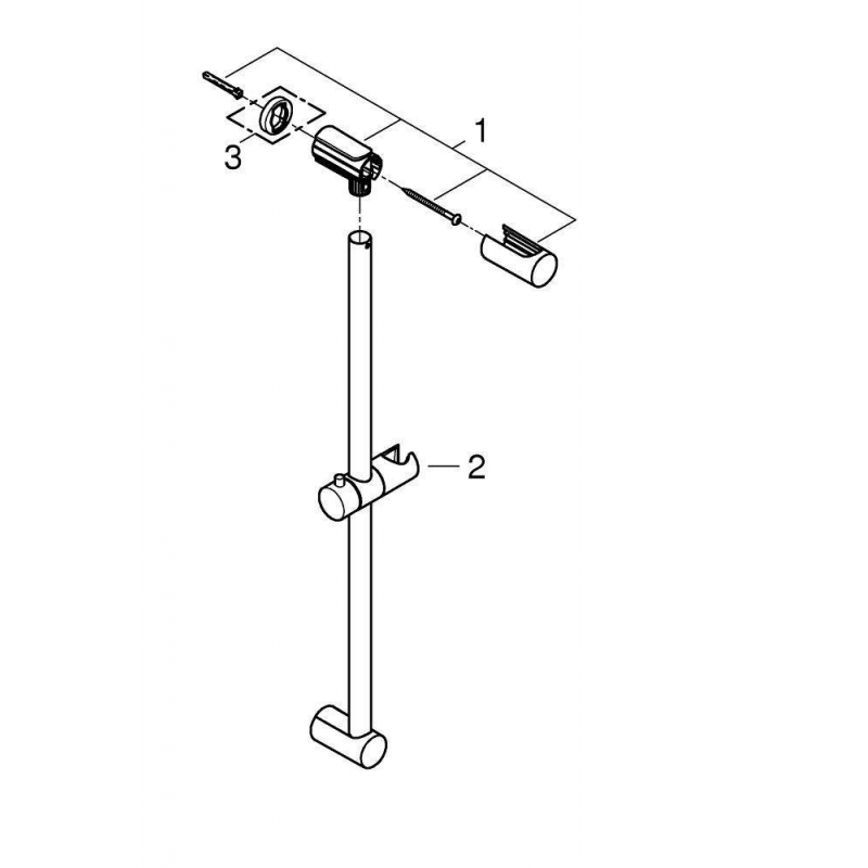 Душевая штанга Grohe Tempesta Cosmopolitan 27521000 хром