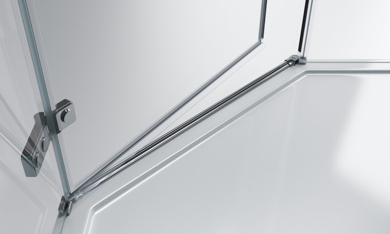 Душевой уголок BelBagno KRAFT-P-1-100-C-Cr-L