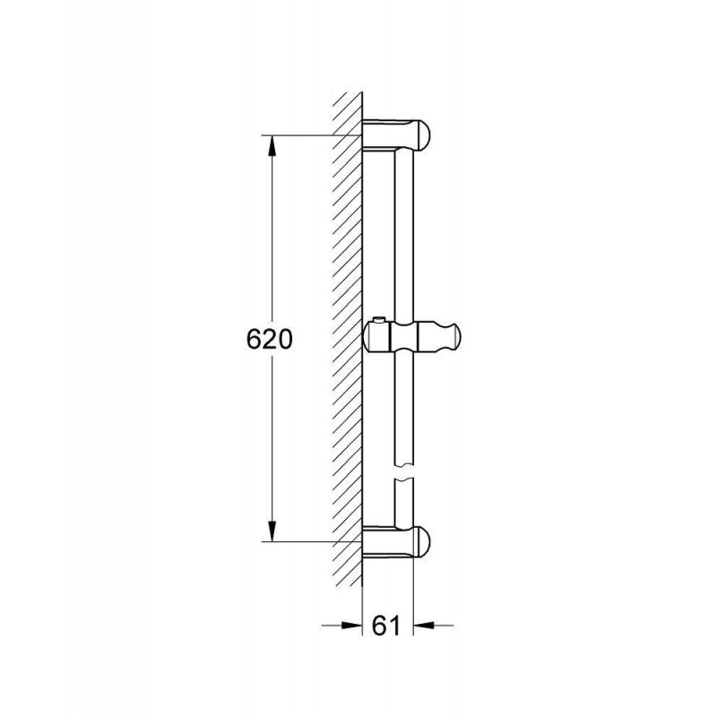 Душевая штанга Grohe Tempesta New 27523000 хром