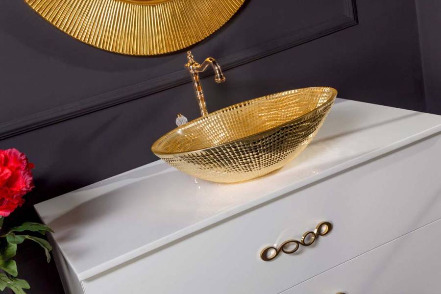 Столешница Solid Glass белая прямая 101*46см