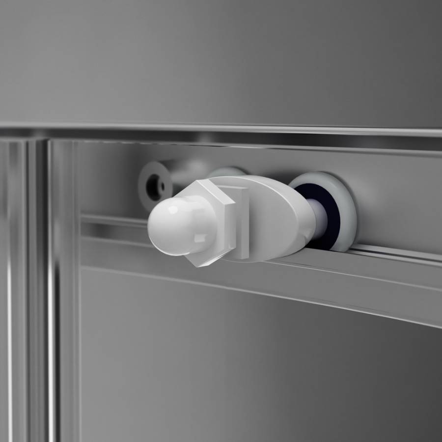 W88E-205-090MT64 X-Joy Twin Slide,  Душевое ограждение c поддоном, 90x90, профиль мат Хром