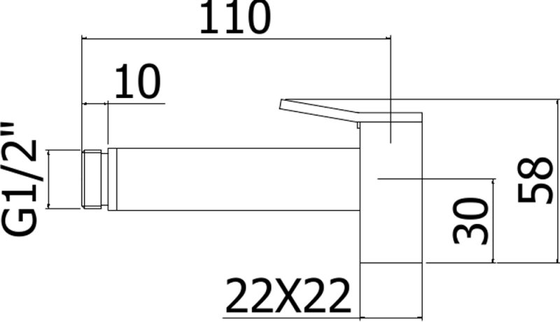 Гигиенический душ Paffoni Tweet Square ZDOC121NO черный матовый
