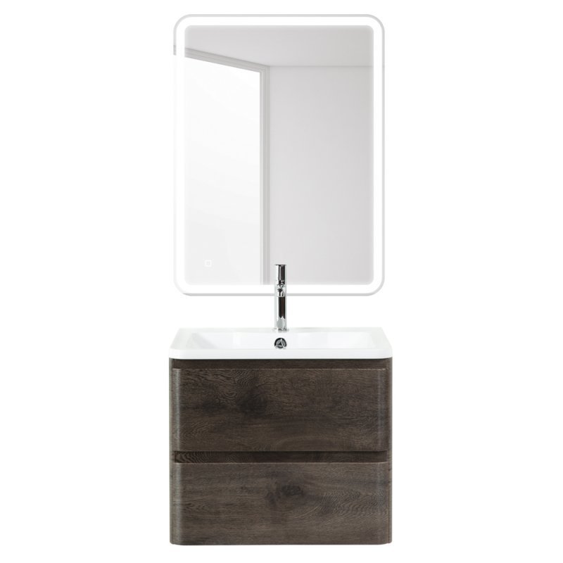 Тумба с раковиной подвесная BelBagno ALBANO 70 Bianco Lucido, раковина белая