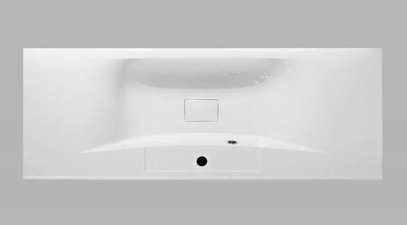 Тумба с раковиной подвесная BelBagno MARINO 120 Nero Lucido, раковина белая