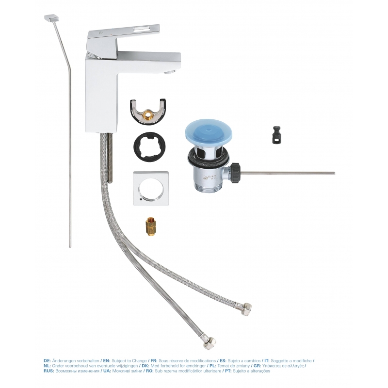 Смеситель для раковины Grohe Eurocube 23127000 хром