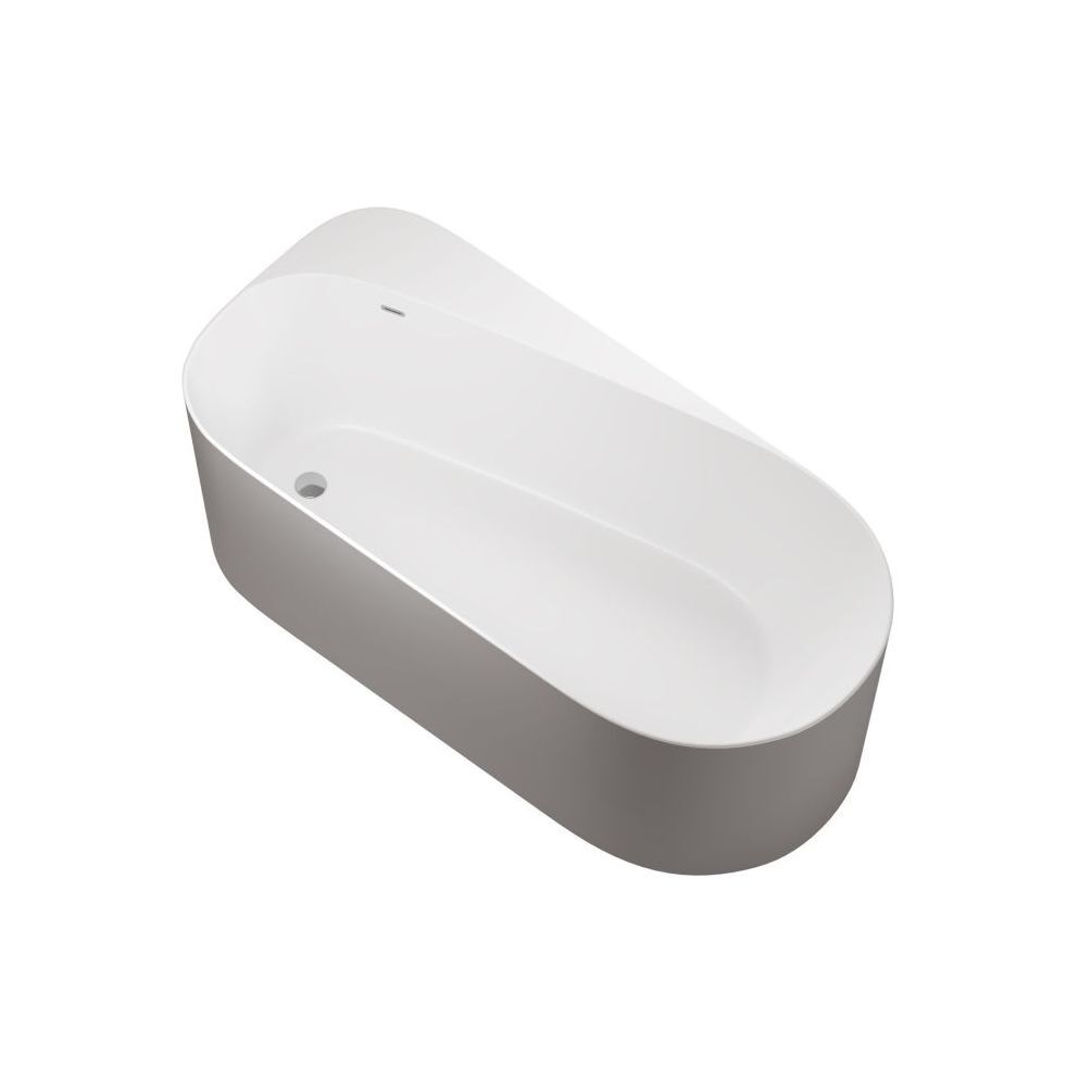 Акриловая ванна Allen Brau Priority 170x80 2.31001.21/PGM белый матовый/платиново-серый, шт