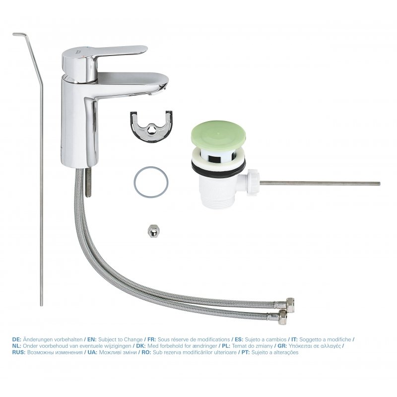 Смеситель для раковины Grohe BauEdge 23328000 хром