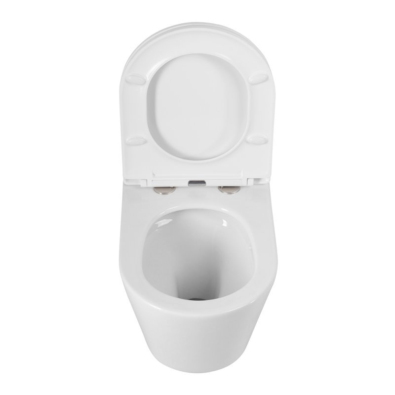 LINER Унитаз подвесной, безободковый с системой смыва "Торнадо", с сиденьем soft close, 49 см, CZR-38083-49-TH-TOR/SC