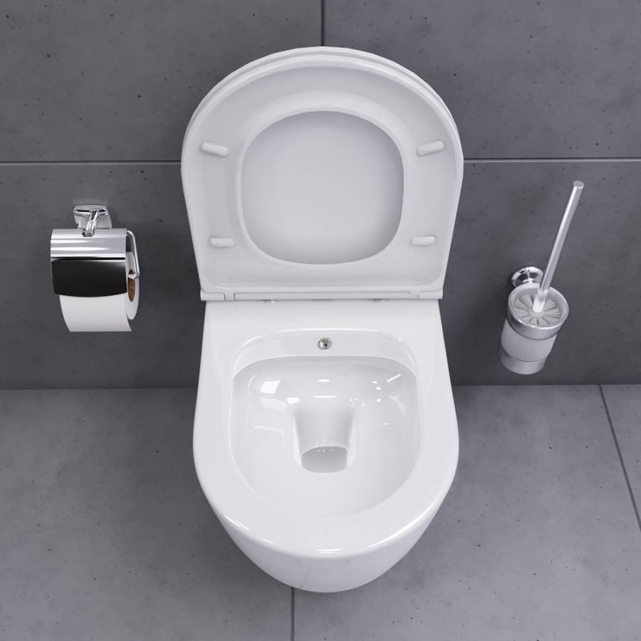 DX86C1800SC Sirius Унитаз подвесной безободковый с функцией биде с сиденьем микролифт