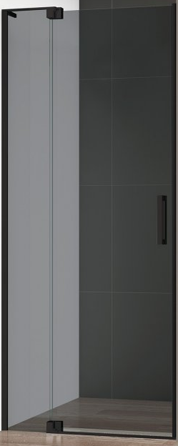 SLIDER-80/90-GL-FIX/DOR-GRIGIO Дверное полотно с фиксированной панелью