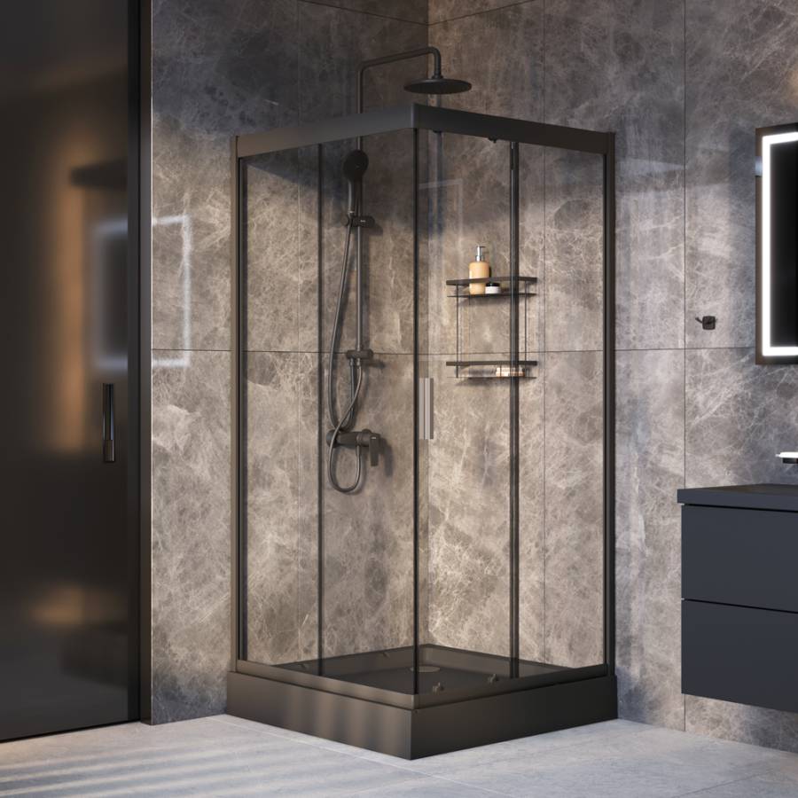 Комплект для ванной комнаты, зона помывочной 90x90 см WK90EO