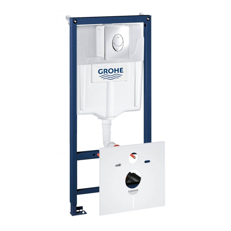 Инсталляция для унитаза подвесного стандартная комплект Grohe Rapid SL (38750001)