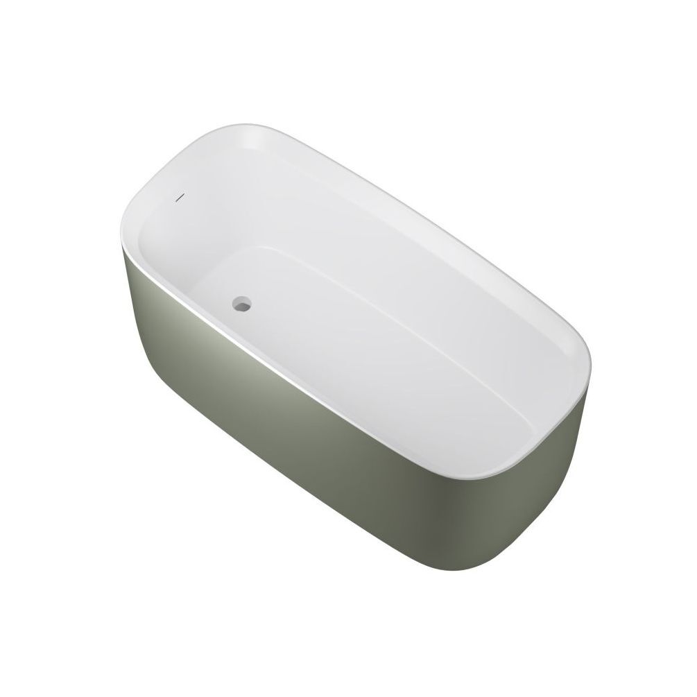 Акриловая ванна Allen Brau Infinity 170x78 2.21003.21/CGM белый матовый/цементно-серый, шт