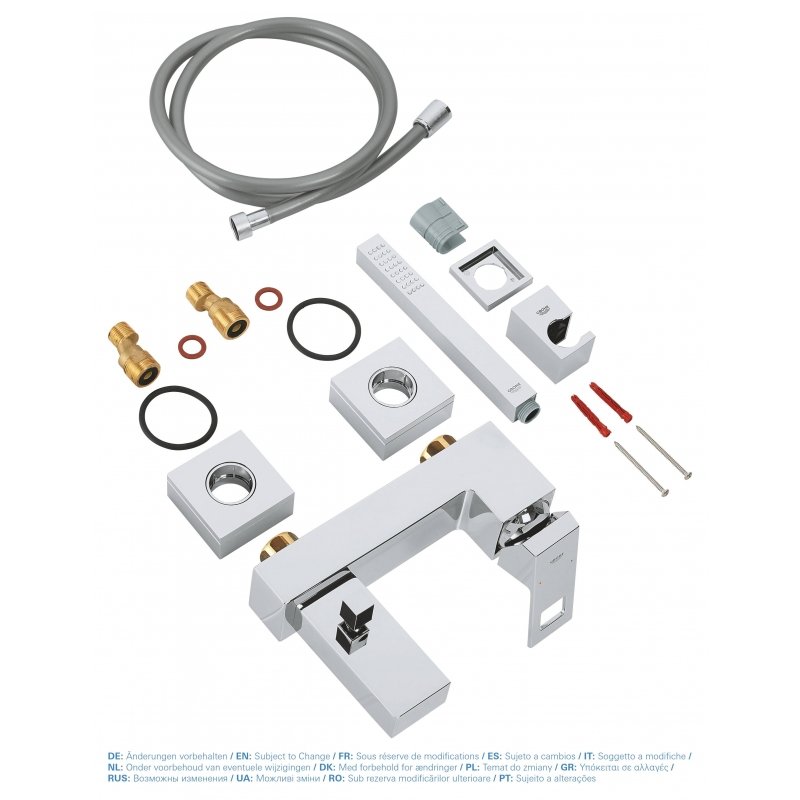 Смеситель для ванны Grohe Eurocube 23141000 хром