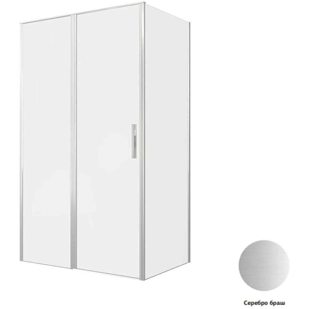 Душевой уголок Allen Brau Priority 120x80 3.31032.BA + 3.31041.BA серебро браш