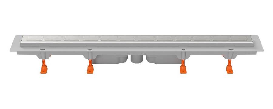 Душевой лоток 95 см Creto Walkway CRE-950 WH-Down с решеткой, хром