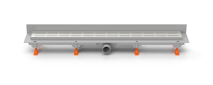 Душевой лоток 85 см Creto Walkway CRE-850 WH-P с решеткой, хром