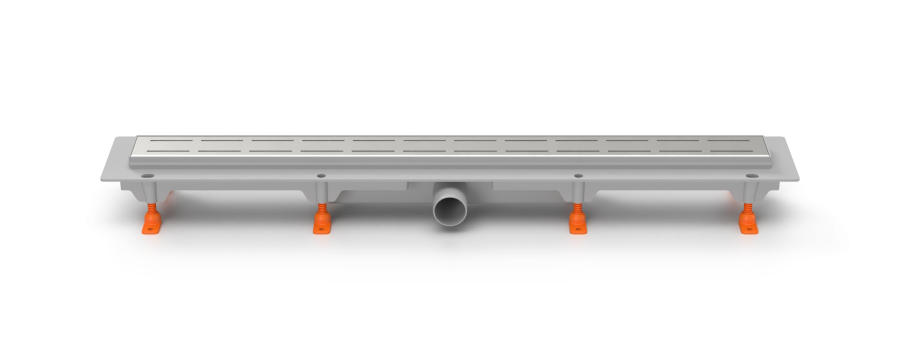 Душевой лоток 95 см Creto Walkway CRE-950 WH с решеткой, хром
