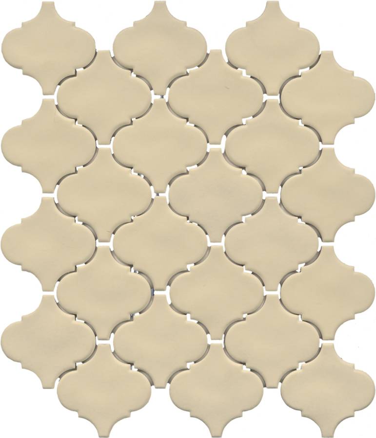 Арабески Марокко жёлтый светлый матовый 26x30x0,7