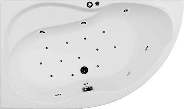 Акриловая ванна Aquanet Graciosa 150x90 L (с каркасом)