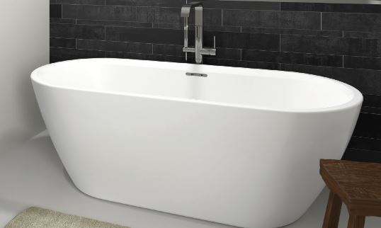Акриловая ванна Riho Inspire 160 velvet - CHROM 