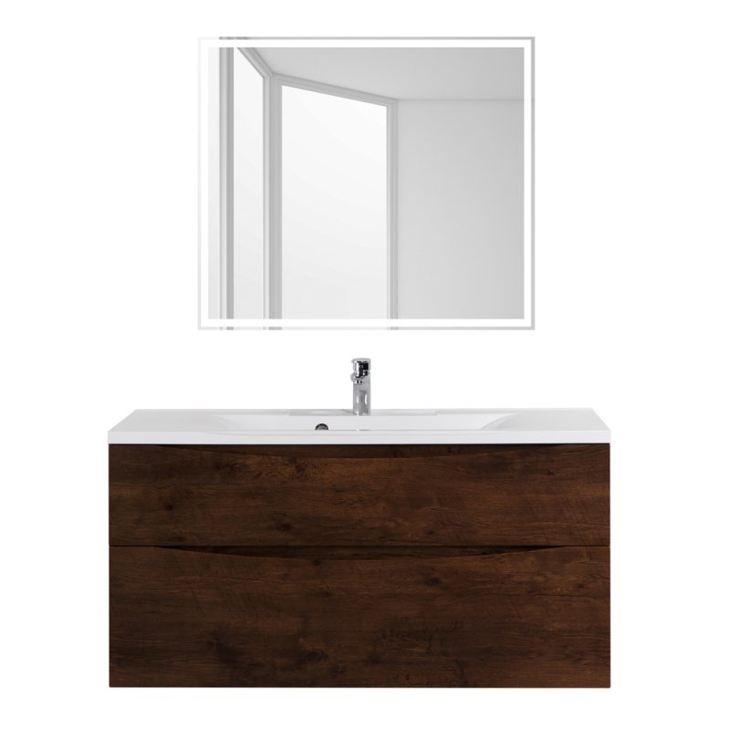 Тумба с раковиной подвесная BelBagno MARINO-H60 120 Bianco Lucido, раковина белая