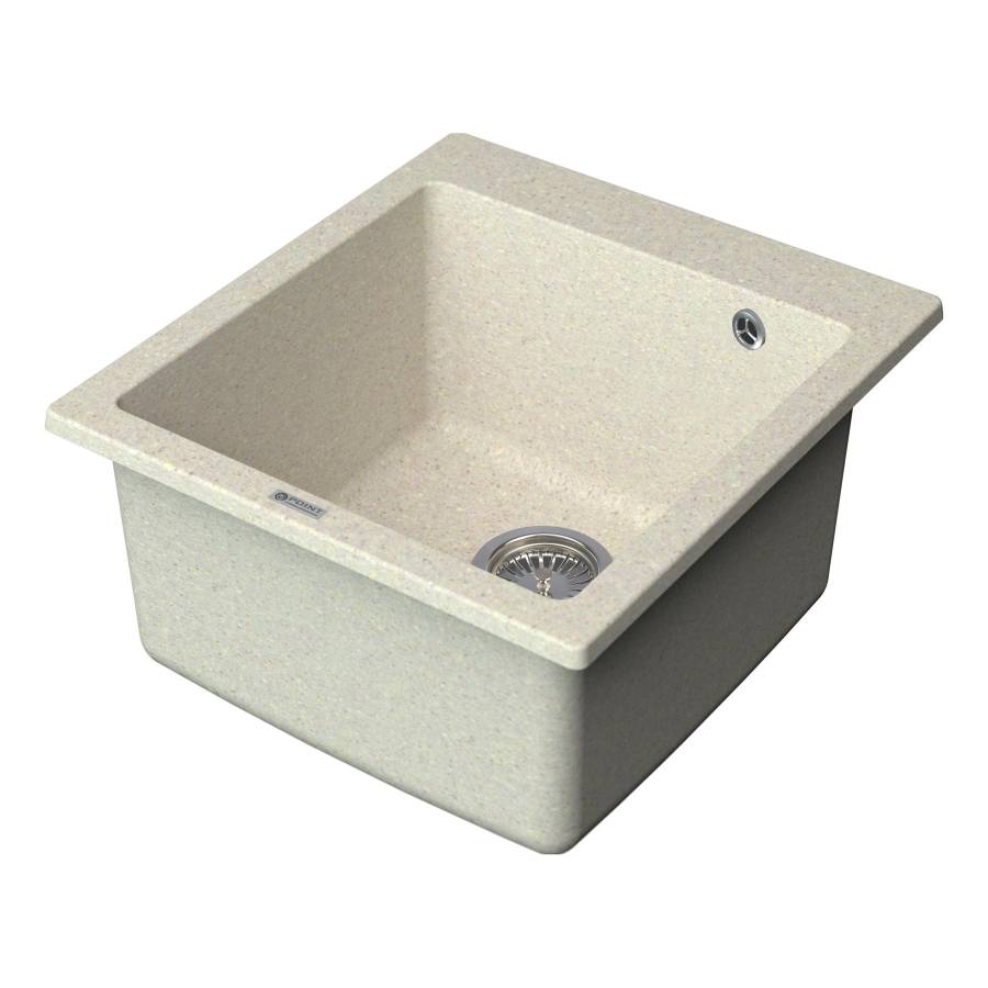 Мойка кухонная Point Моко 47 PN3006BG, светло-бежевый