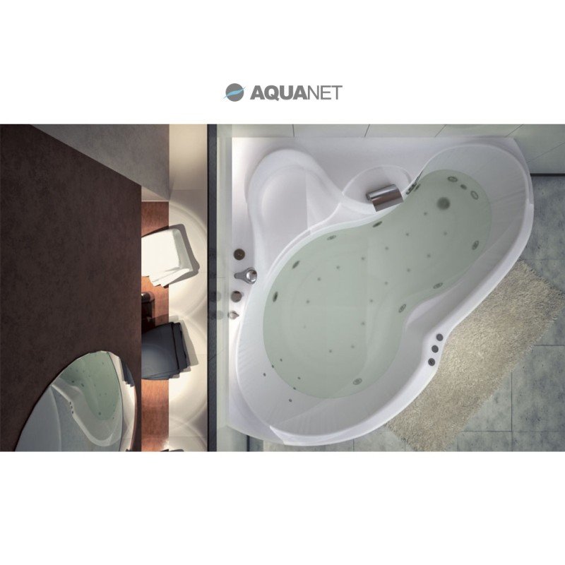 Акриловая ванна Aquanet Bellona 165x165 (с каркасом)