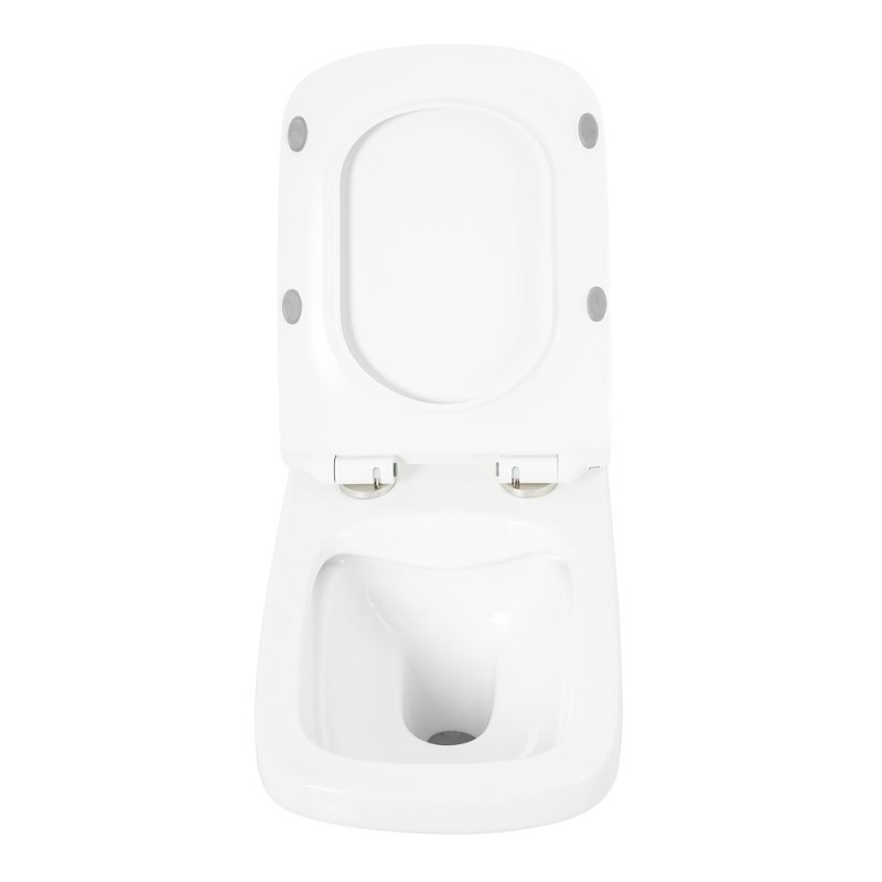 SELA Унитаз подвесной безободковый с креплением, BB3201CHR