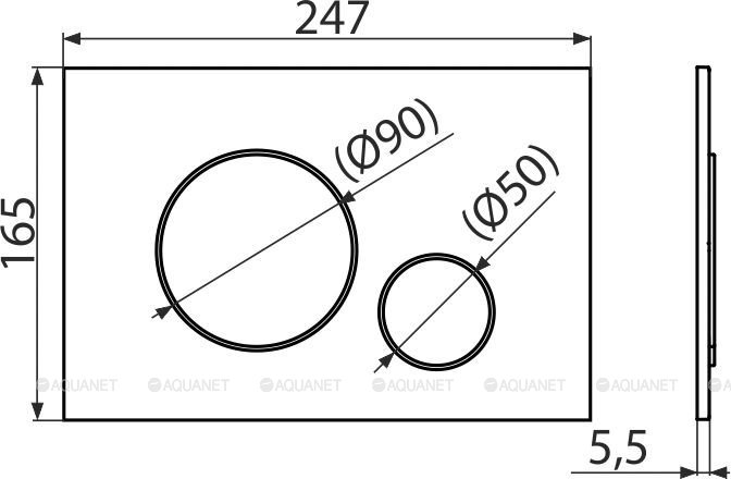 Инсталляция Alcaplast AM101/1120-4:1 RU M678-0001 для унитаза с Черной матовой клавишей смыва