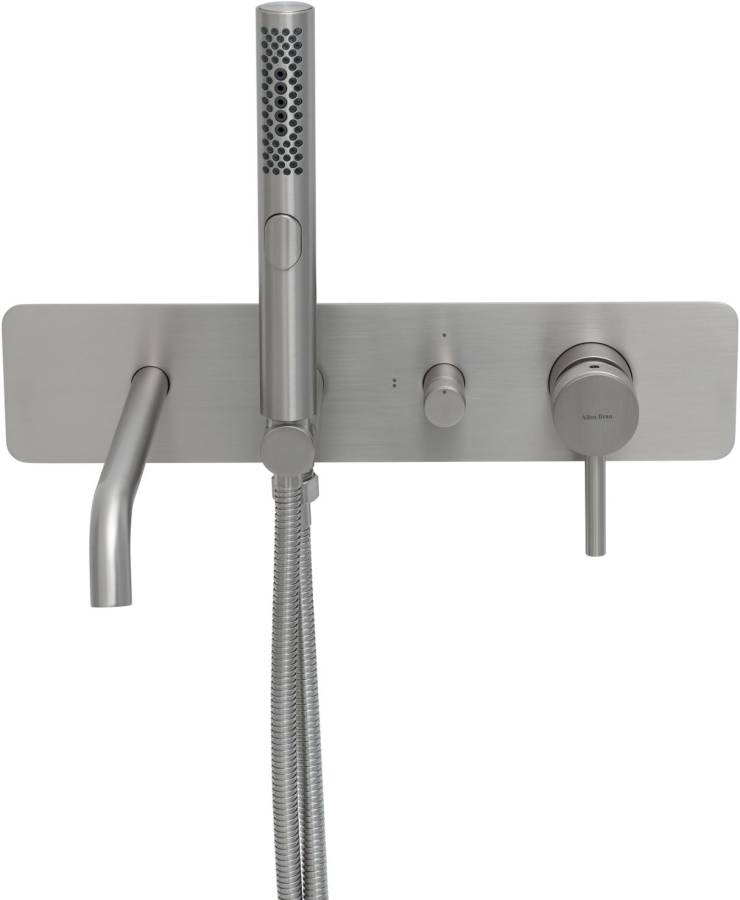 Смеситель для ванны Allen Brau Priority 5.31A06-BN (с внутренней частью) никель браш