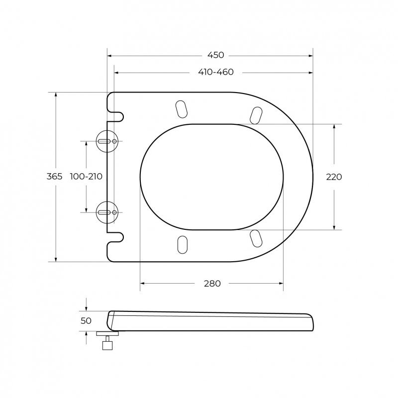 STYLUS Чаша унитаза безободкового, P-trap CZR-152-CPR