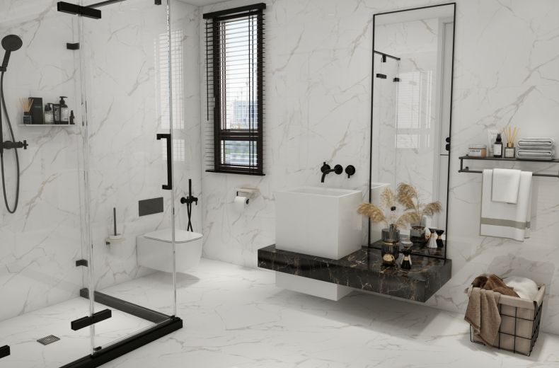 Duna/Colortile - Noble - Керамогранит - Белый - 60x120 cм