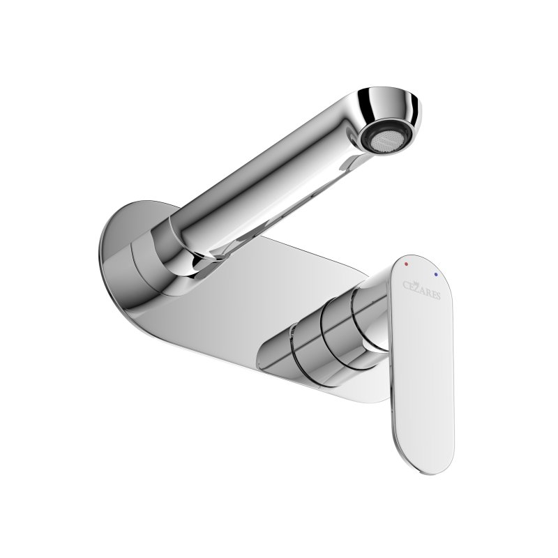 STYLUS-BLI1-IN-W0 Смеситель для раковины встраиваемый с внутренней частью, без донного клапана, сатин