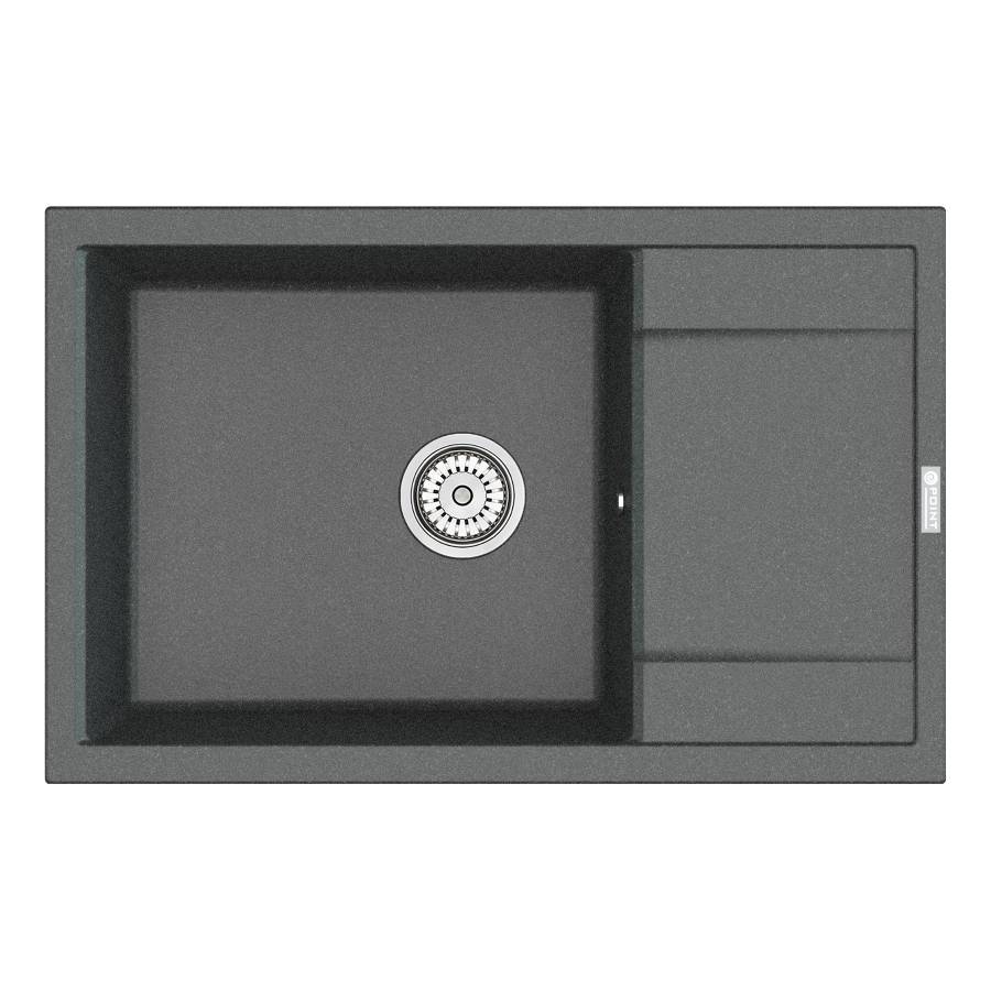 Мойка кухонная Point Велета 78 PN3002GR, графит