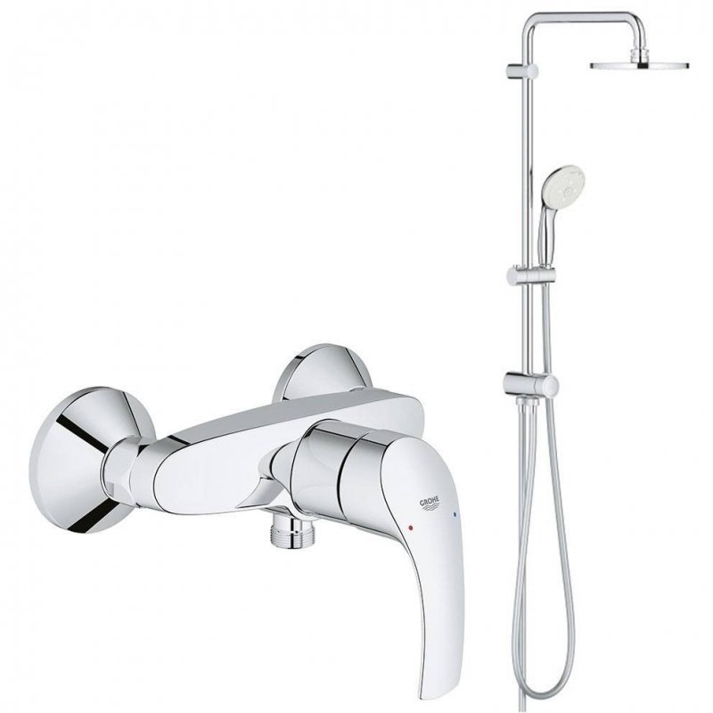 Душевая система Grohe Eurosmart 124410 хром