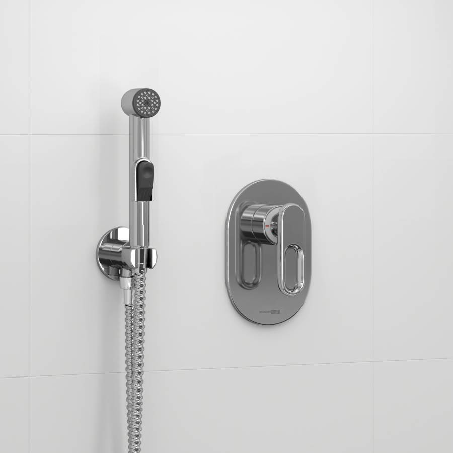 A111857 Встраиваемый комплект для биде со шлангом 120 см Wasserkraft